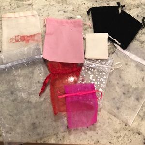Lot of jewelry bags